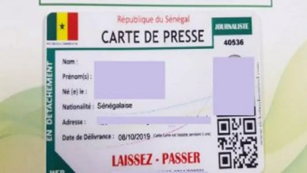 Jeudi 1er décembre : La Carte nationale de Presse devient obligatoire