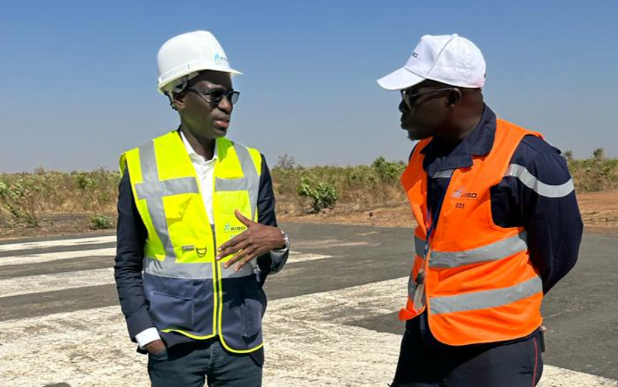 Préparatif du conseil des ministres décentralisé : Le Dg de l’Aibd accélère les travaux de l’aéroport de Tamba