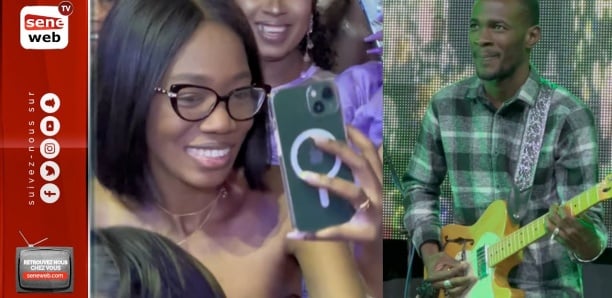 Les pas de danse de la femme du guitariste  de Waly Seck ( video)