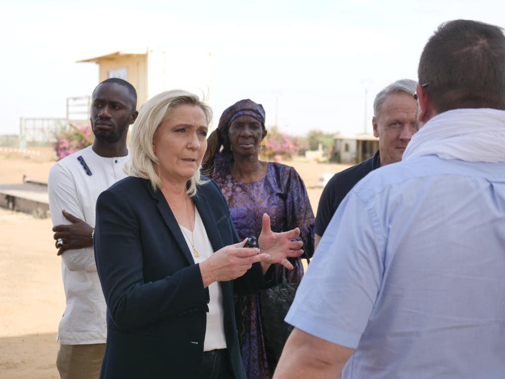 Premières Images De Marine Le Pen Au Sénégal: Elle A Visité La « Plus ...