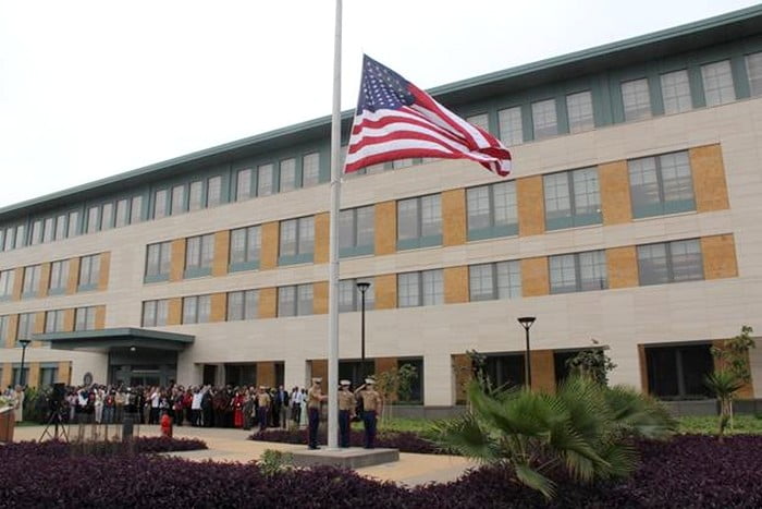 Ambassade Des USA Dakar Une Alerte La Bombe Cr E La Panique Aux   Ambassade Usa Dakar 