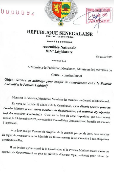 Rapport cour des comptes : Mimi Touré et GMS saisissent le Conseil constitutionnel