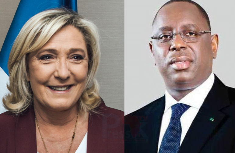 Marine Le Pen dévoile le contenu de sa rencontre avec Macky Sall