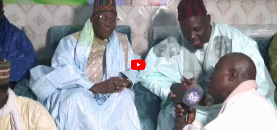 Léona Niassène : S. Modou Bousso Dieng chez le Khalif général, plaide la préférence nationale (Vidéo)