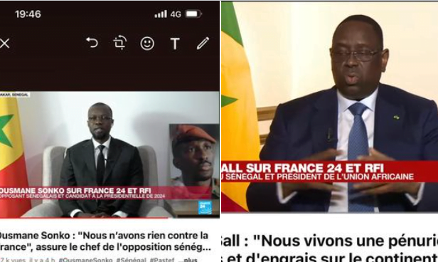 Audience Sonko vs Macky sur F24: l’avenir surplombe le passé…