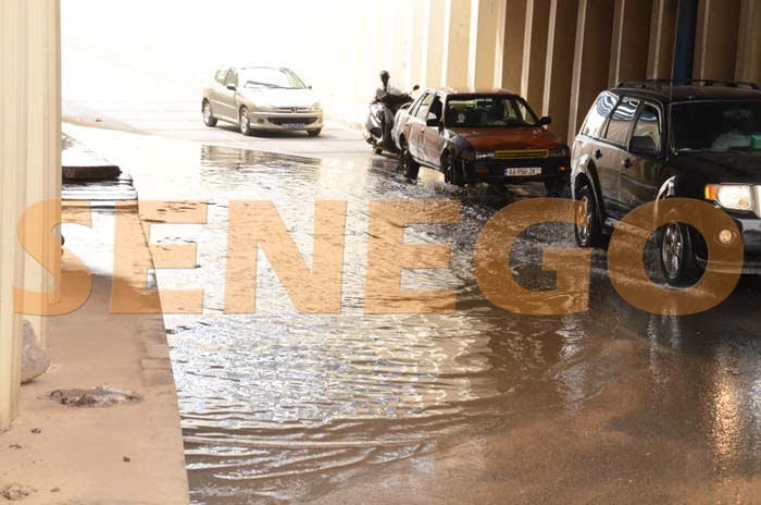 Alerte : Le pont du Canal 4 (Fass) inondé en pleine saison sèche (Photos)