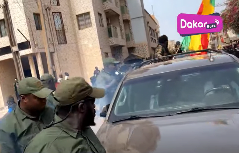 Patte-d’Oie, le convoi de Sonko Gazé (vidéo)