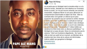 PAN dénonce le silence des chefs religieux… devant la violence des Fds sur Sonko et supprime le post