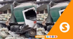 Ouakam : Un camion fou finit sa course dans un magasin (Vidéo)