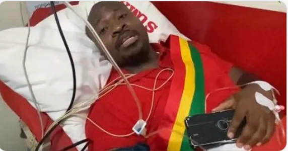 Arrêt sur image : Guy Marius Sagna blessé, sur son d’hôpital