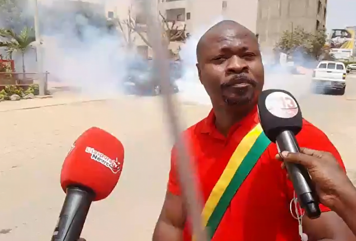 Cité Keur Gorgui: Guy Marius Sagna blessé par une grenade lacrymogène, Regardez!