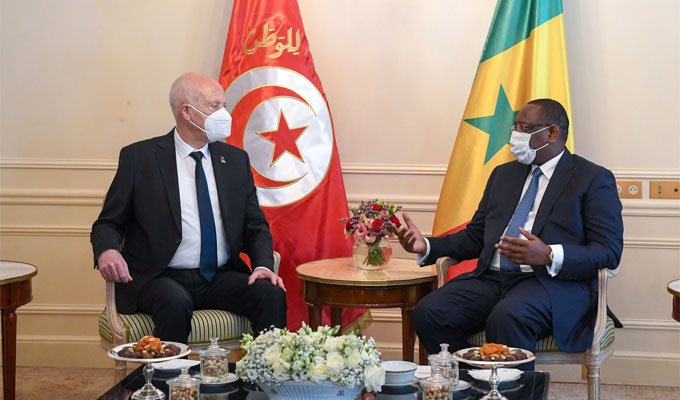 Macky Sall a parlé au président tunisien Kaïs Saïed