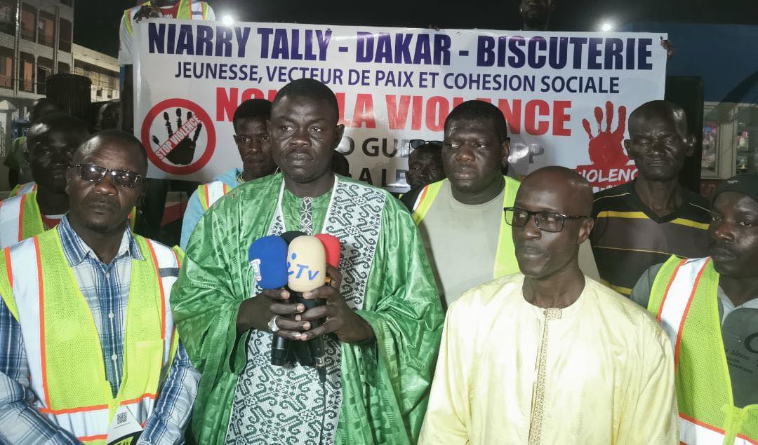 Situation politico-judiciaire : Des jeunes de Niarry Tally disent non à la violence