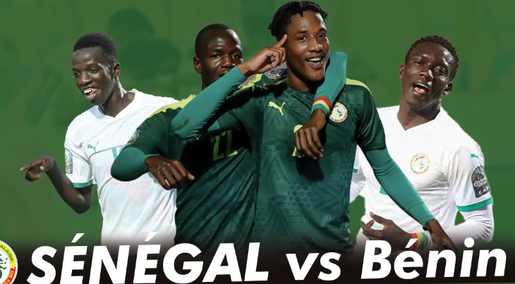 1/4 Can U20 : Suivez en Direct Sénégal vs Bénin (1-0)