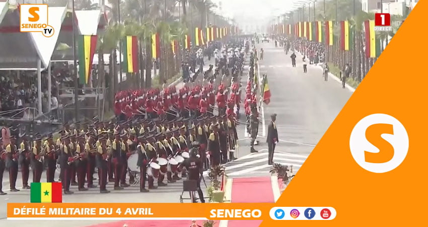 Défilé du 4 avril : 63e anniversaire de l’Indépendance du Sénégal. Revivez le direct de Senego TV