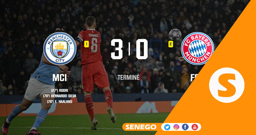 Quarts de finale LDC: Man City corrige le Bayern de Sadio Mané…