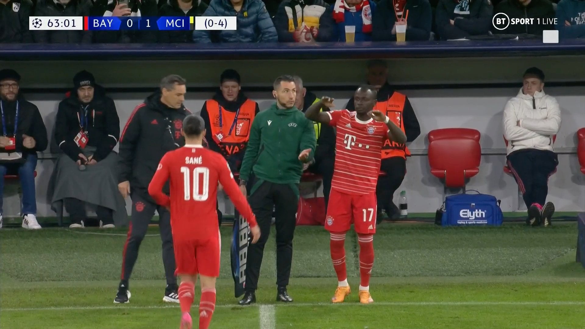 Bayern vs City : Sadio Mané effectue son retour sur le terrain (vidéo)