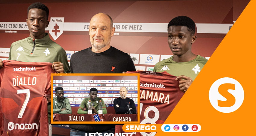 Lamine Camara et Papa Diallo débutent au FC Metz : « Ici, c’est un autre monde » (Vidéo + Photos)