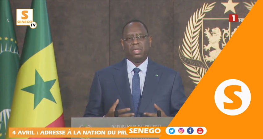 Revivez l’adresse à la Nation du Président Macky Sall à l’occasion de la fête de l’indépendance (Senego-TV)