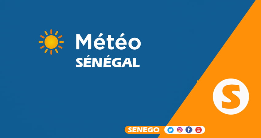 Météo Sénégal du 12 avril : pluies faibles et baisse des températures (Détails)