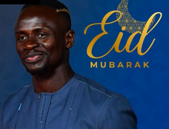 « Eid Mubarak to all brothers and sisters », Vœux de Sadio Mané