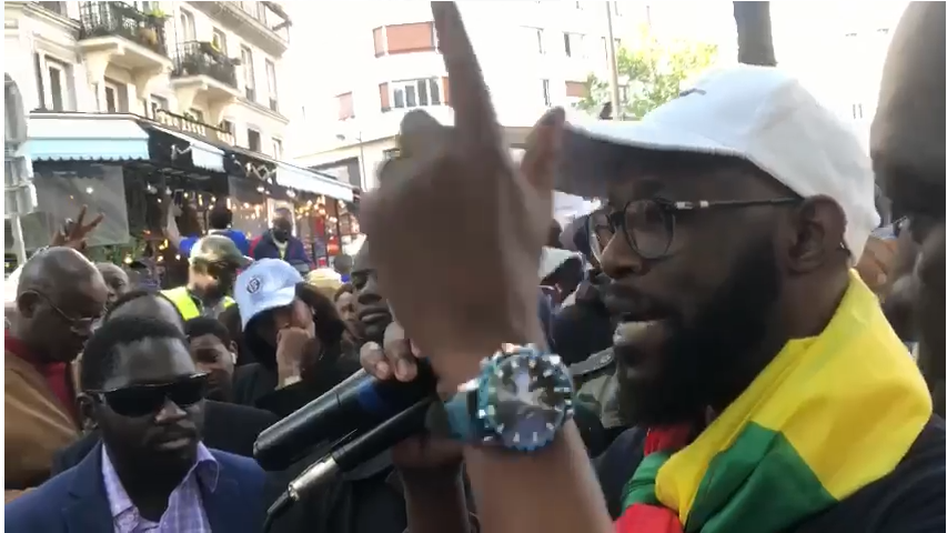 Manif F24 à Paris – RV/France met en garde Macky Sall… (Vidéo)