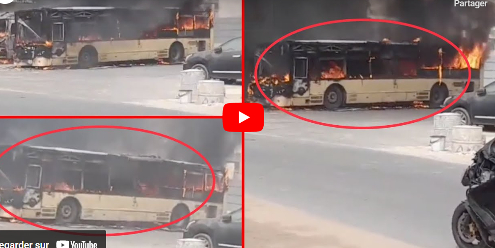 Liberté 6 , Deux bus DDD incendiés (vidéo)