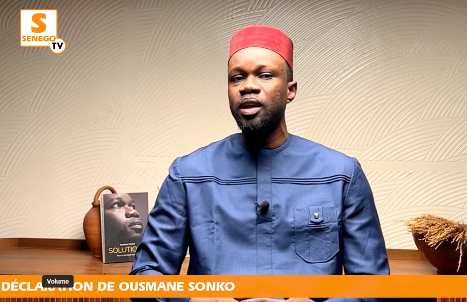 J+1 du procès : La déclaration de Ousmane Sonko (Senego-TV)