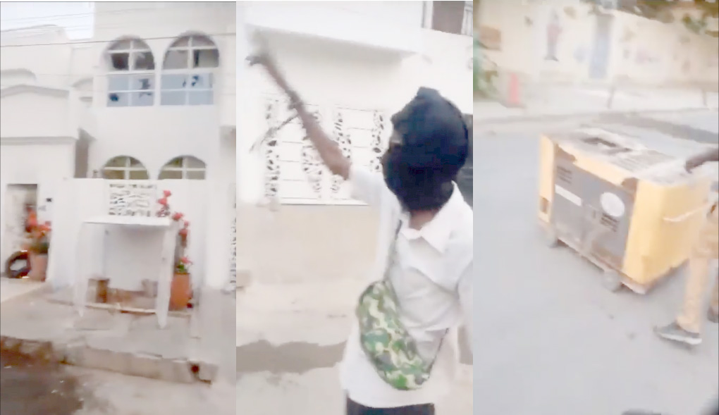 ‘Séquestration’ de Sonko : La maison de Abdou Latif Coulibaly attaquée et pillée (Photos + vidéo)