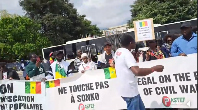 Suisse : Marche citoyenne de Pastef/Les Patriotes à Genève contre le 3e mandat de Macky Sall (Vidéo)