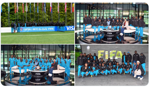 Suisse : Les U19 de GF ont fait un tour au siège de la FIFA (Photos)