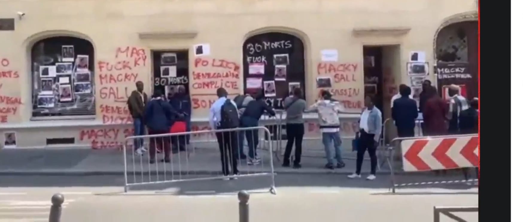 Le consulat du Sénégal à Paris vandalisé (Vidéo)