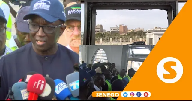 Visite chantiers BRT : Le PM Amadou Ba constate les dégâts et annonce d’importantes mesures (Senego TV)