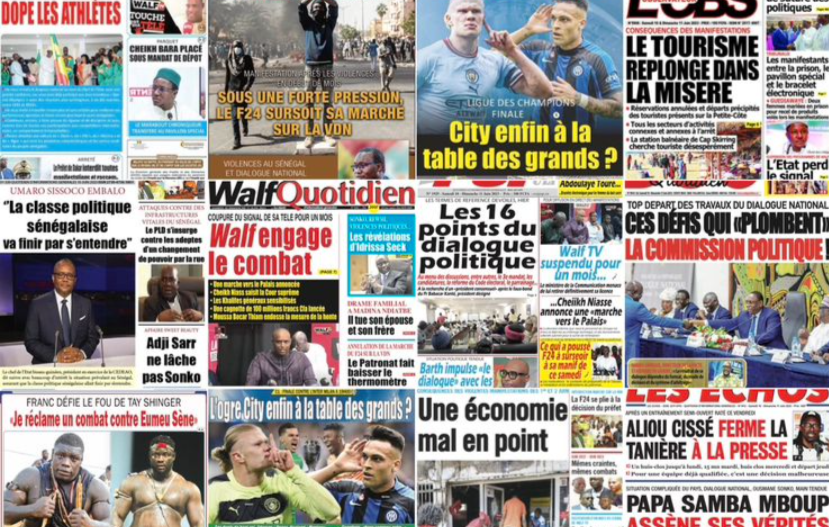 Samedi 10 juin 2023 : La Revue De La Une Des Journaux