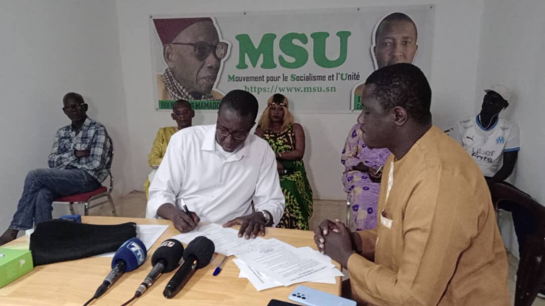 Le MSU de feu Mamadou Dia rejoint le F24 et rappelle sa mission  première…