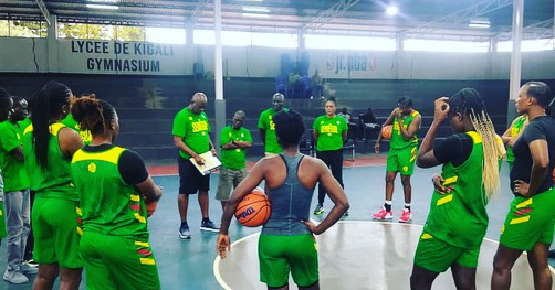Afrobasket – Kigali: La première séance d’entrainement des Lionnes du Sénégal en images
