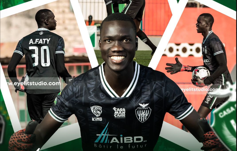 Mercato: Le Casa Sports annonce le départ de son gardien de but Aliou Badara Faty
