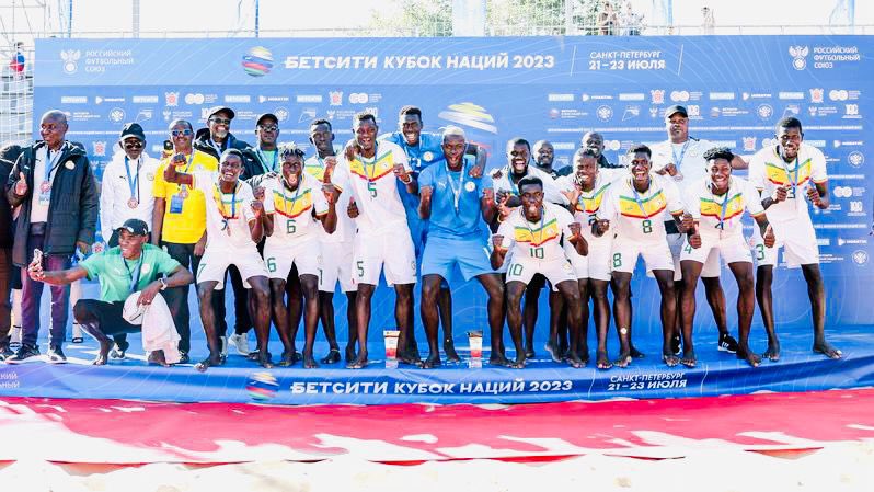 Tournoi des 4 nations: Les Lions du Beach Soccer remporte la médaille de Bronze, Mandione Laye récompensé