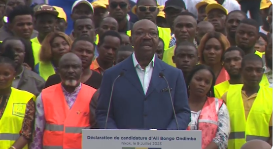 Gabon : Aly Bongo annonce sa candidature à un 3è mandat (vidéo)