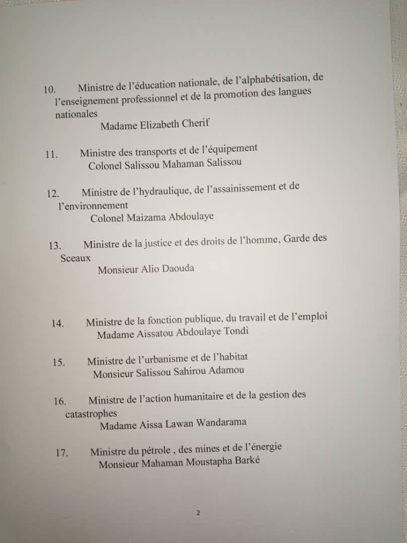 Niger Les putschistes défient la CEDEAO et forment un gouvernement