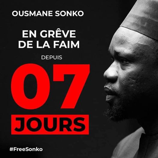 Justice : 7e jour de grève de la faim de Ousmane Sonko et les « prisonniers politiques »