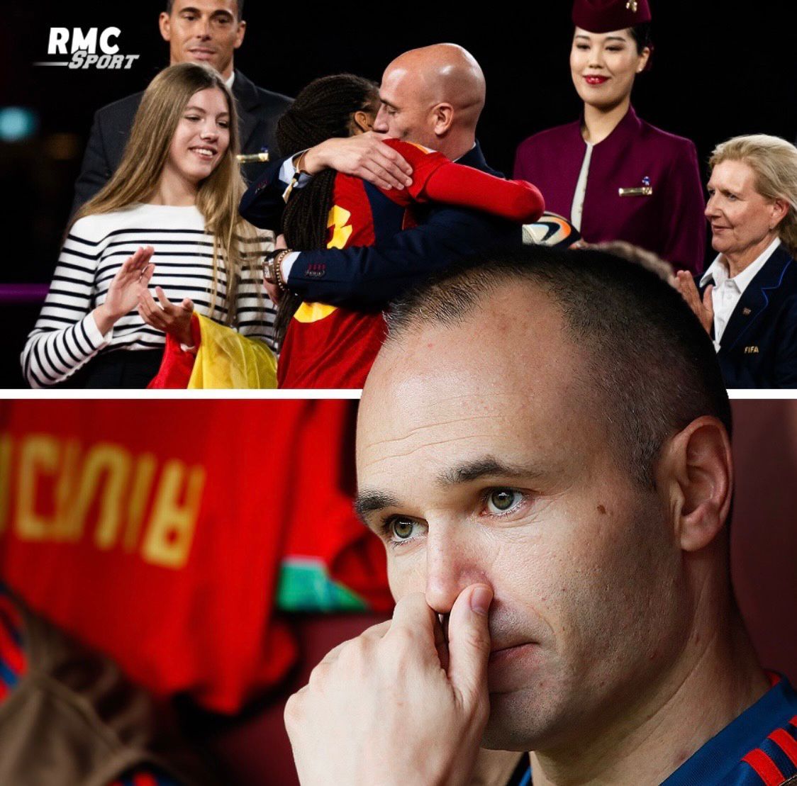 Un baiser de trop : Le message fort d’Iniesta sur l’affaire Rubiales