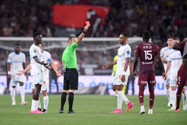 Aboubacar Lô suspendu pour trois matchs après son expulsion lors du match Metz-OM
