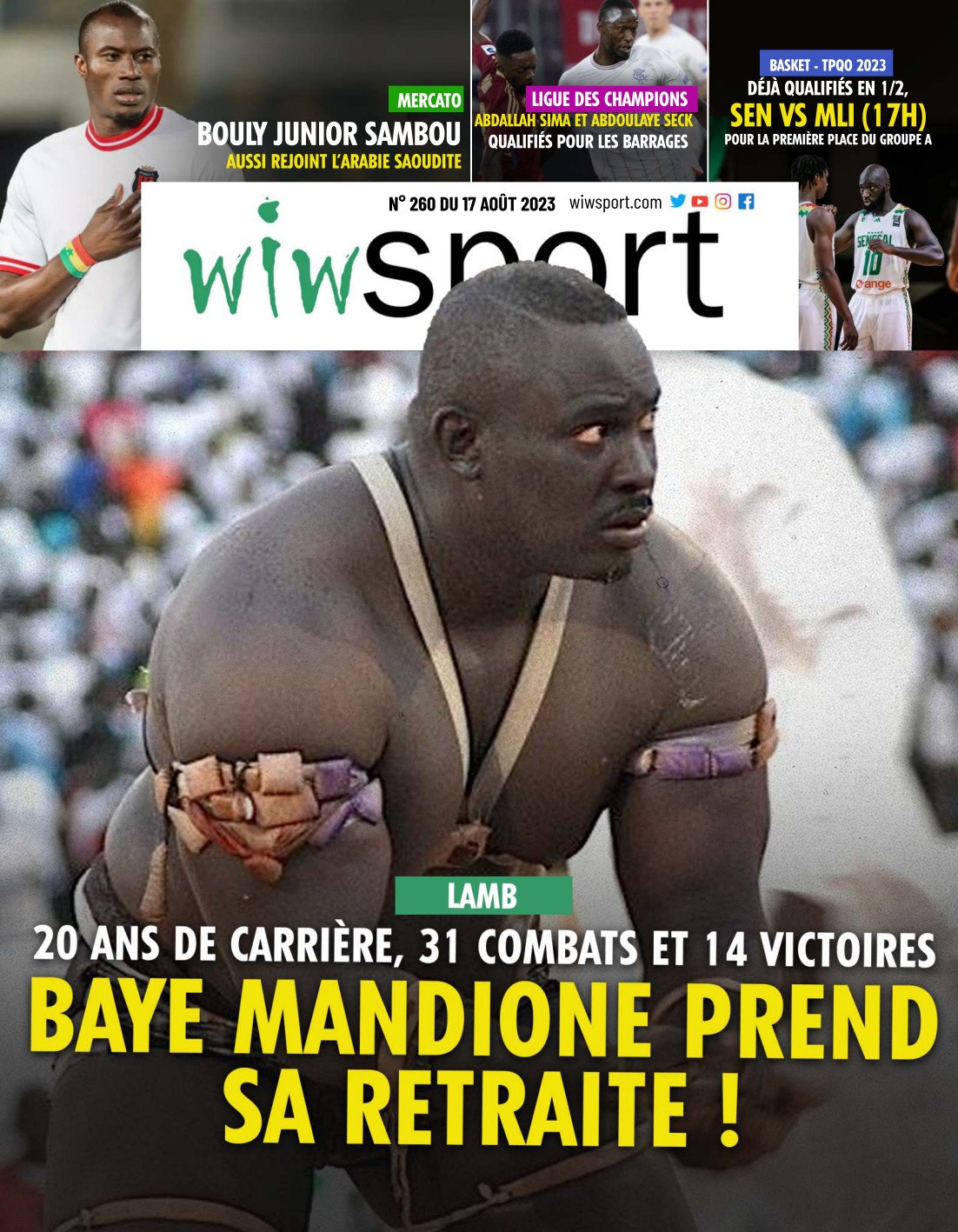 Baye Mandione clôture son chapitre : 20 ans sur le ring, rideau sur une carrière riche