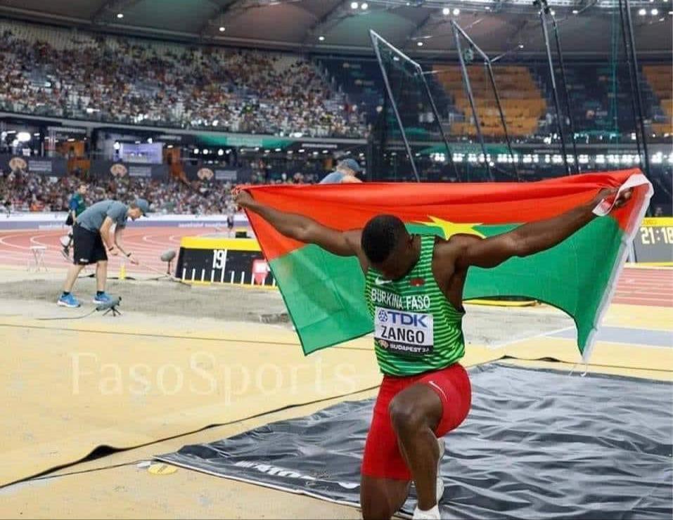 Burkina Faso : Hugues Fabrice Zango remporte la première médaille d’or aux mondiaux d’athlétisme