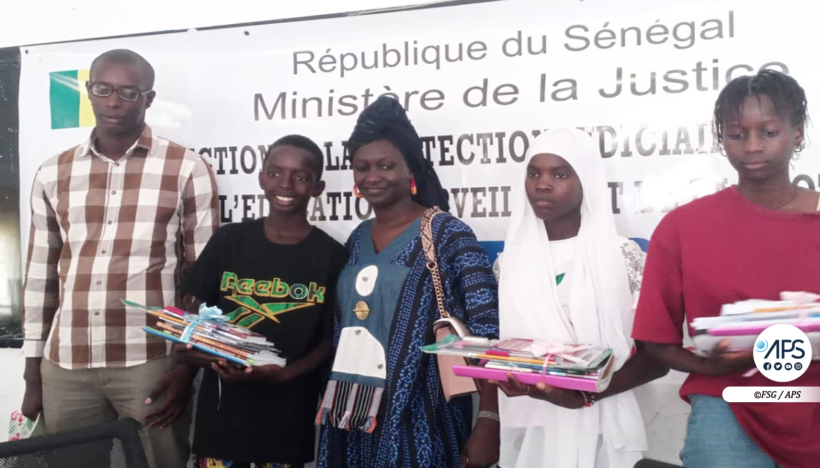 Camp de vacances pour des enfants pensionnaires des centres de rééducation de la cour d’appel de Saint-Louis