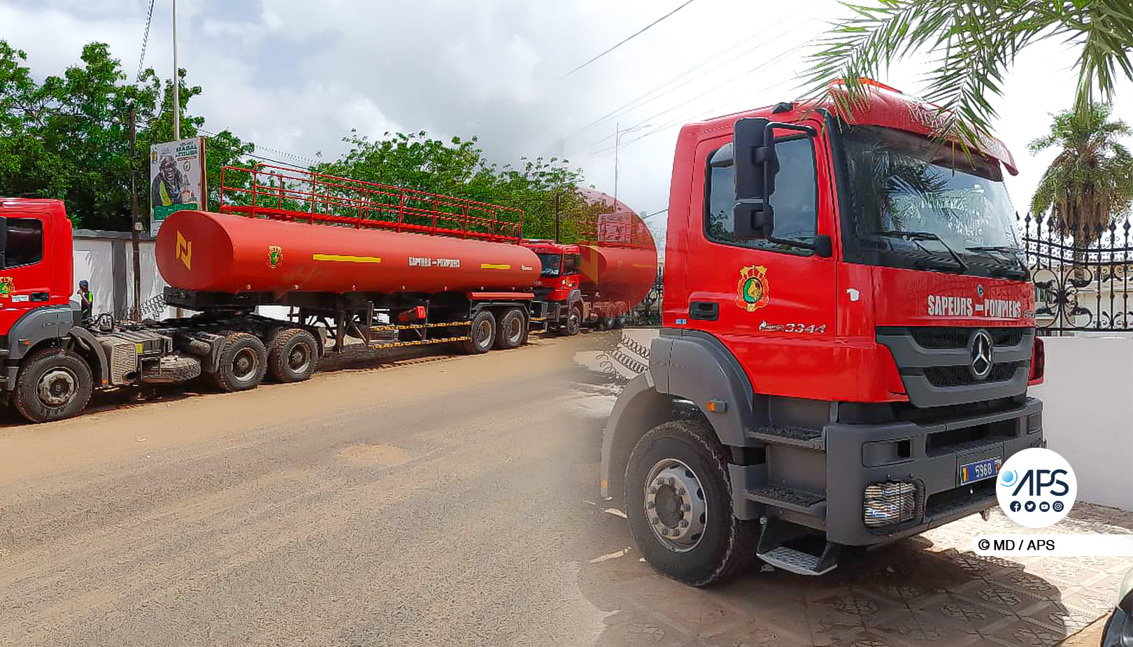 Photo : 20 camions-citernes déployés à Touba pour le grand Magal, annonce le ministre de l