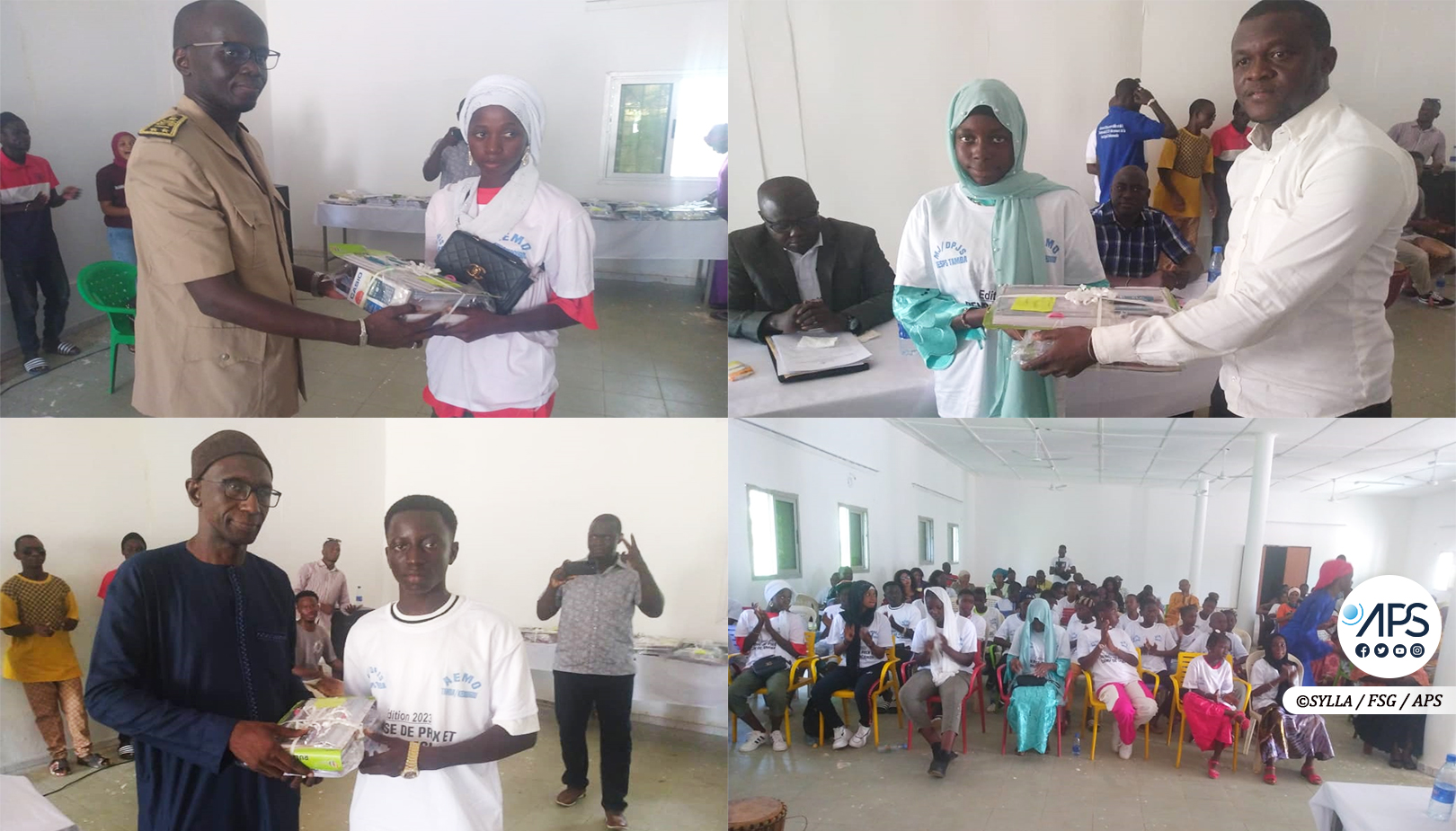 Photo: Des enfants en situation difficile à Kédougou et Tambacounda reçoivent des prix de l’ISEP
