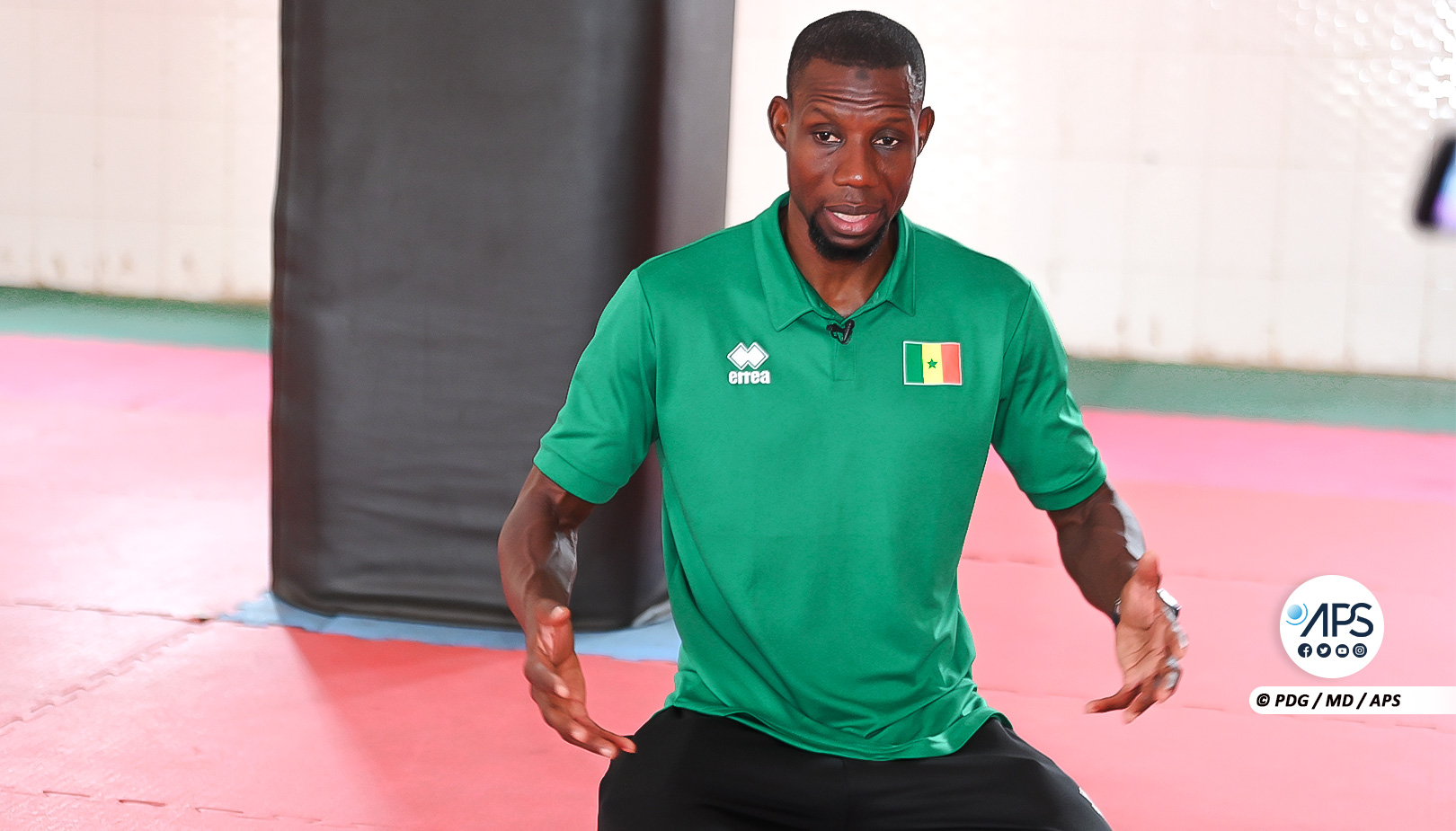 Photo: Entraîneur du Sénégal appelle à plus de soutien financier pour le karaté, vise les performances d