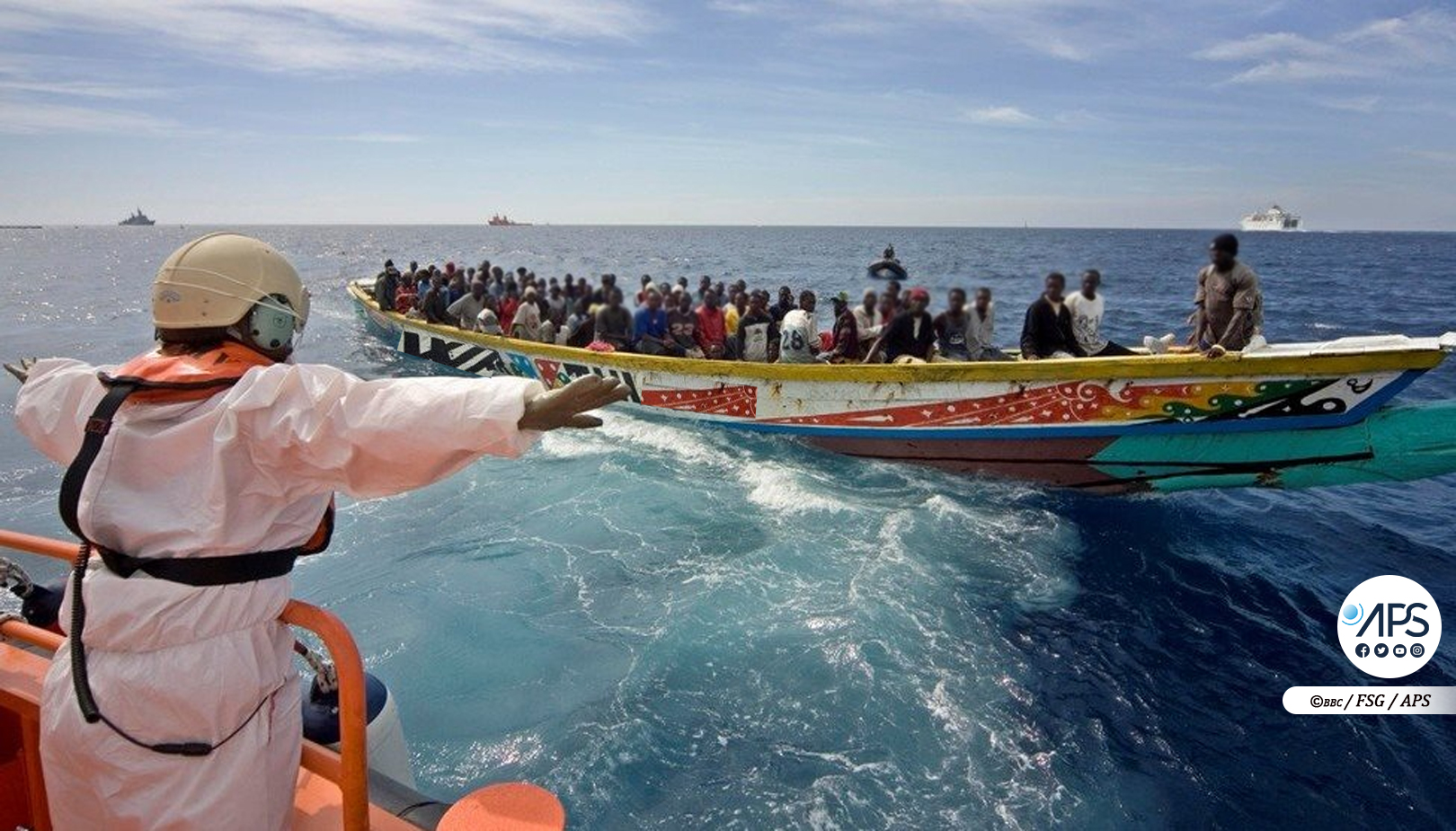 Secours de 75 migrants sénégalais par la marine royale marocaine